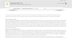 Desktop Screenshot of paramountherbs.com